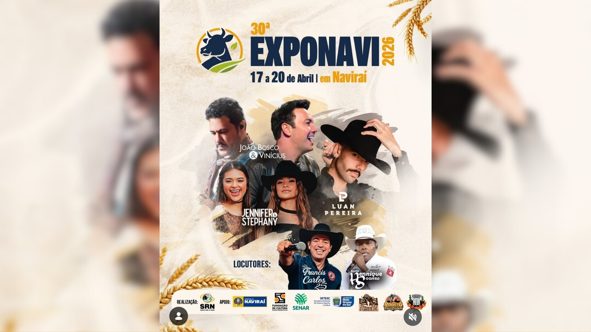 Prefeitura de Naviraí divulga programação da 30ª Exponavi