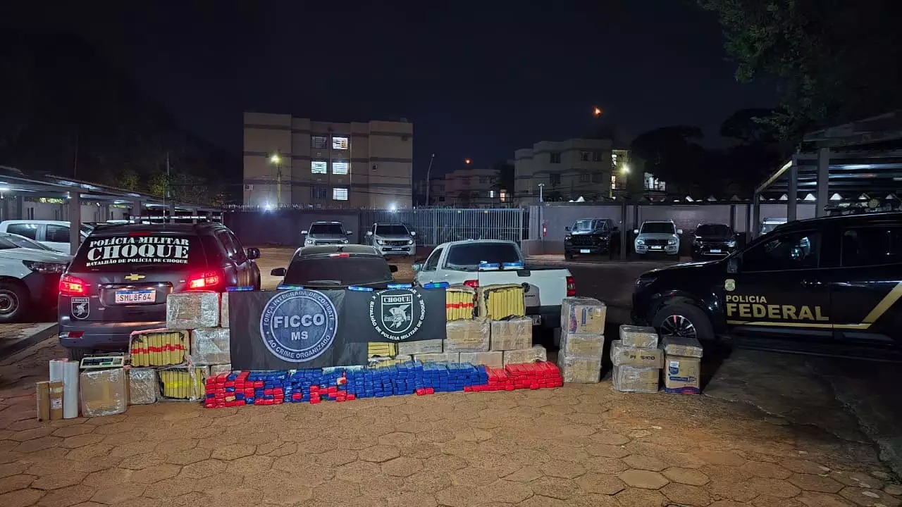 Idosos usavam casa do filho para armazenar 1 tonelada de maconha