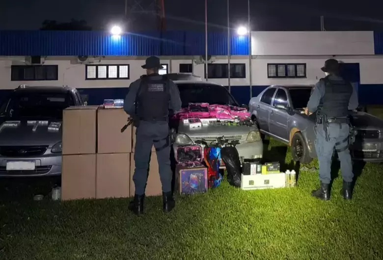 Canetas emagrecedoras e 60 mil cigarros são apreendidos em comboio